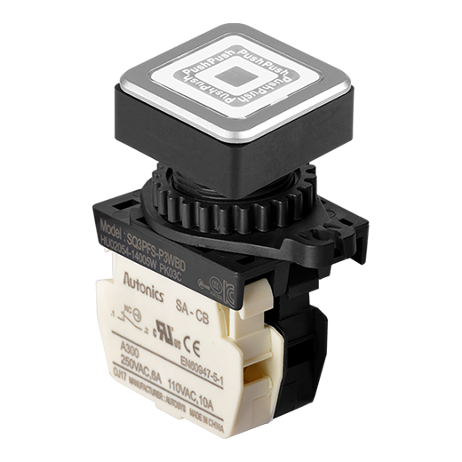 Кнопочный выключатель Autonics SQ3PFS-P3WBDM
