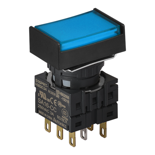 Кнопочный выключатель Autonics S16PRT-H4B2C12
