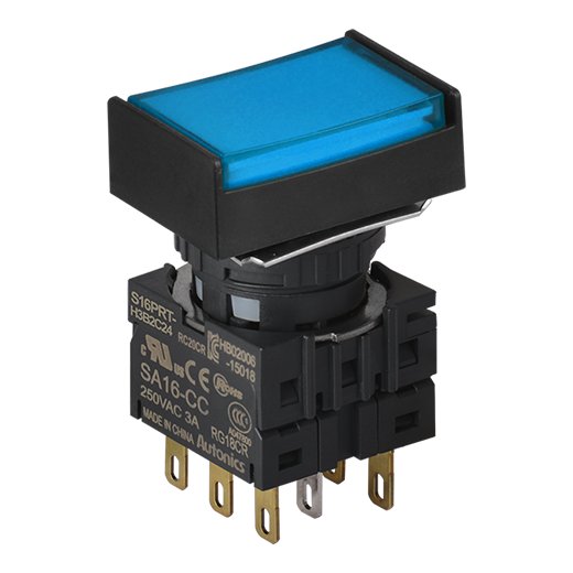 Кнопочный выключатель Autonics S16PRT-H4B2C24