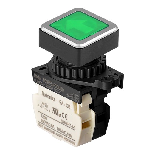Кнопочный выключатель Autonics SQ3PFS-P3GUBD