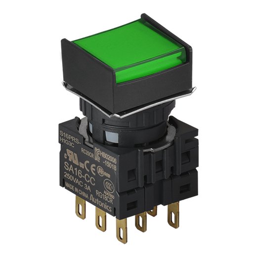 Кнопочный выключатель Autonics S16PRS-H2G3C