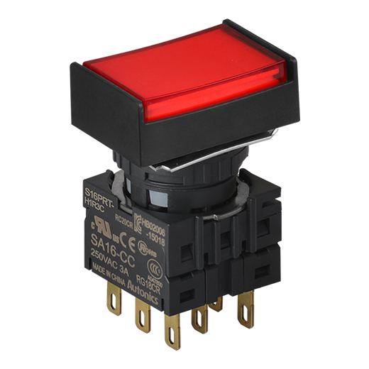 Кнопочный выключатель Autonics S16PRT-H1R3C