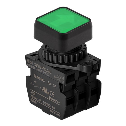 Кнопочный выключатель Autonics S2PRS-P3GL2ADM