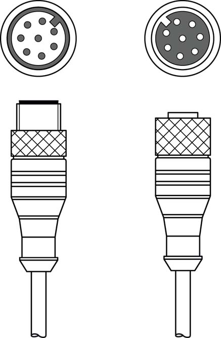 Соединительный кабель Leuze Electronic CB-M12-5000E-8TP