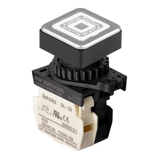 Кнопочный выключатель Autonics SQ3PFS-P3WBLM