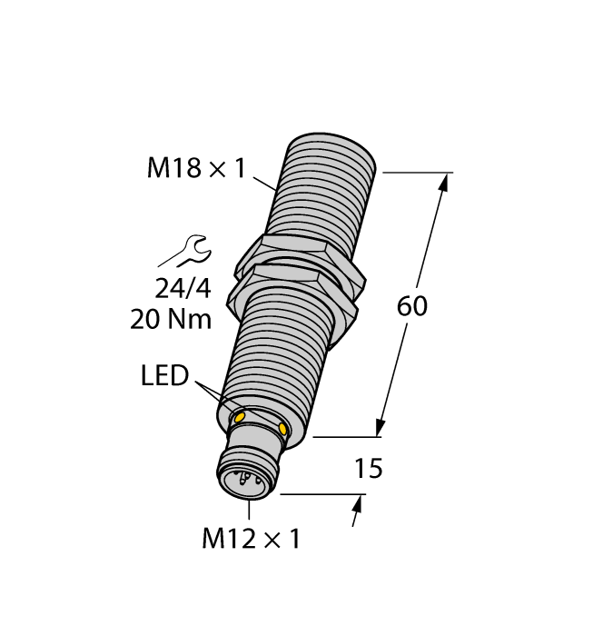 Ультразвуковой датчик TURCK RU40U-M18E-LI8X2-H1151