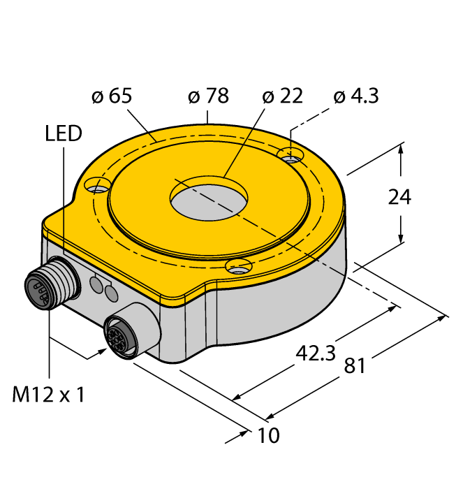 Энкодер TURCK RI360P0-QR24M0-CNX4-2H1150