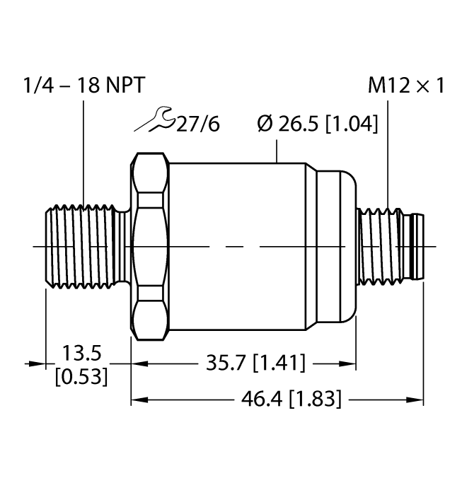 Датчик давления TURCK PT2PSIG-1503-I2-H1143/D840