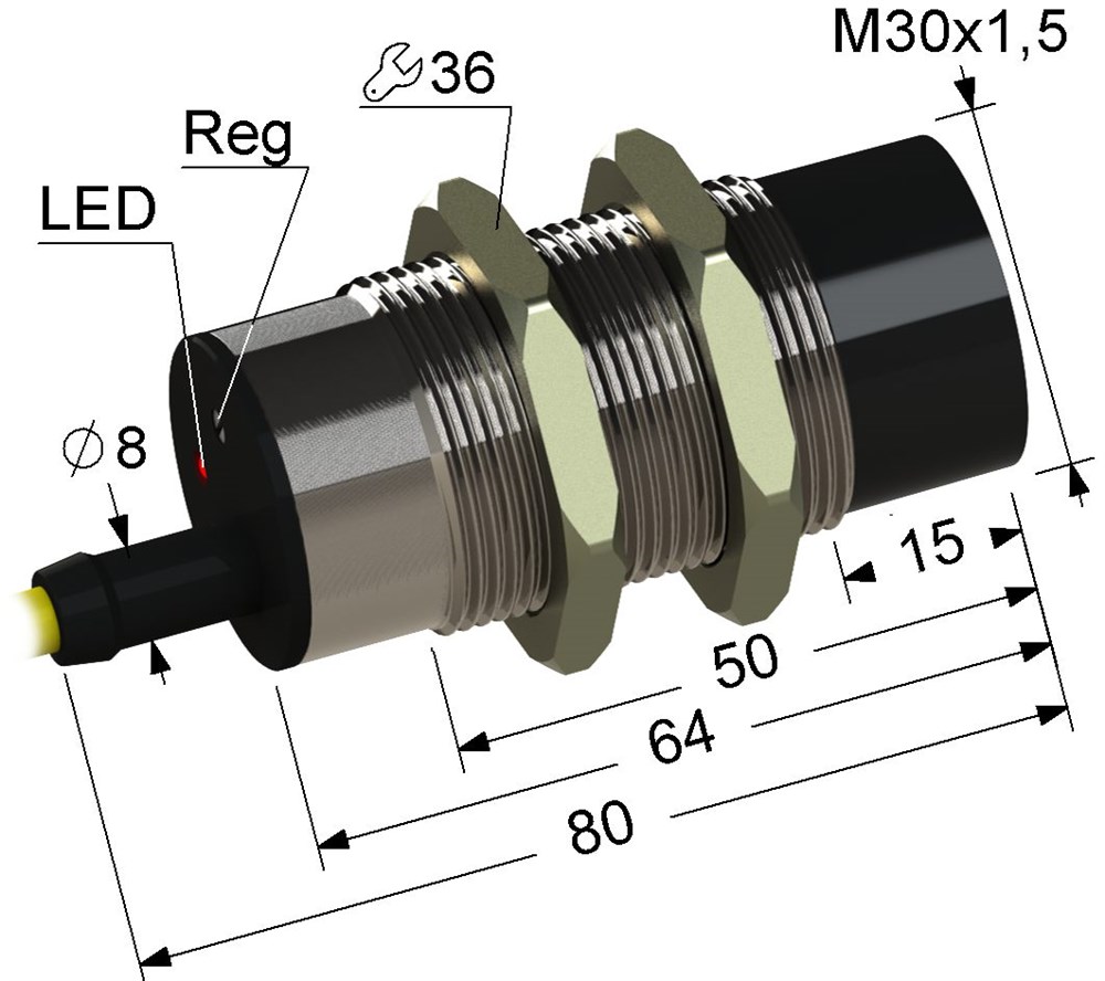 Емкостный датчик PS1-30M80-30N51-Z