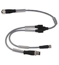 Y-образный разветвитель Pepperl Fuchs V15S/V15-G-0,2-PUR-U-TEE-V15-G