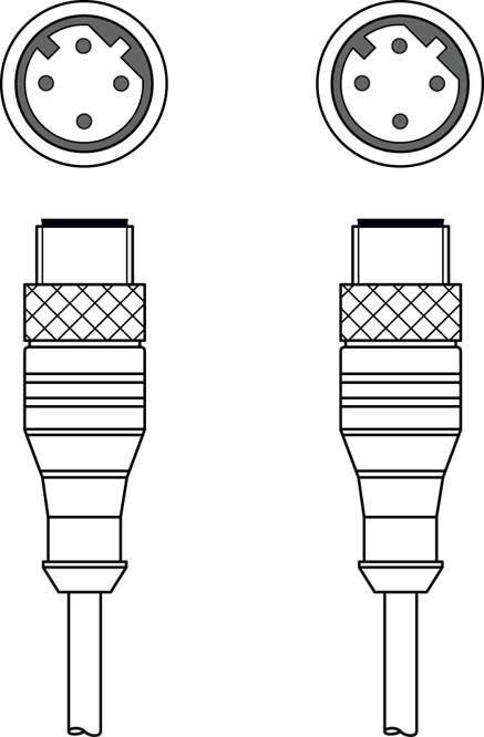 Соединительный кабель Leuze Electronic KSS ET-M12-4A-M12-4A-P7-020