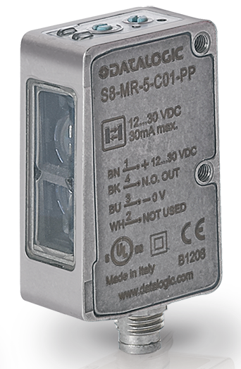 Датчик контрастной метки DATASENSING S8-MR-5-W03-PP
