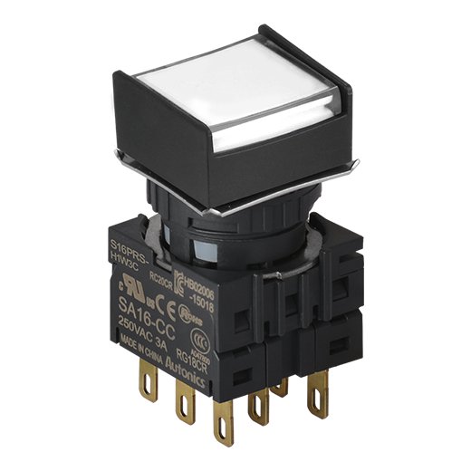 Кнопочный выключатель Autonics S16PRS-H2W3C