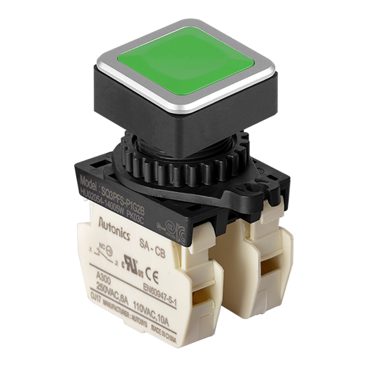 Кнопочный выключатель Autonics SQ3PFS-P1G2BM