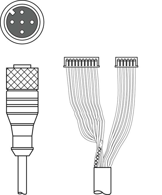 Соединительный кабель Leuze Electronic K-DS M12A-MA-5P-3m-S-PUR