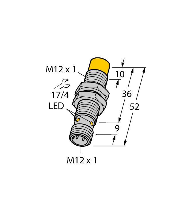 Индуктивный датчик TURCK NI10U-M12-AP6X-H1141