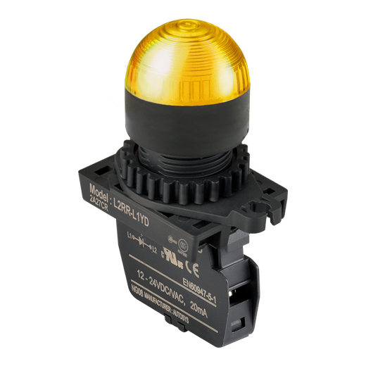 Сигнальная кнопка Autonics L2RR-L1YLM