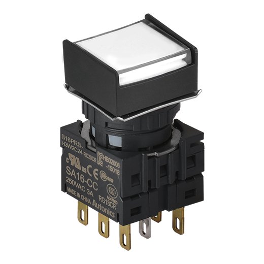 Кнопочный выключатель Autonics S16PRS-H4W2C5