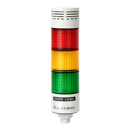 Светодиодная сигнальная колонна Autonics PTE-LCB-3FF-RYG