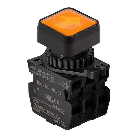 Кнопочный выключатель Autonics S2PRS-P3YL2ALM