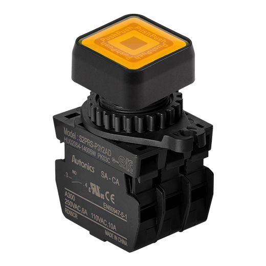 Кнопочный выключатель Autonics S2PRS-P3Y2ALM