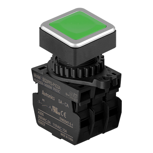 Кнопочный выключатель Autonics SQ3PFS-P1G3A
