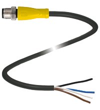 Соединительный кабель Pepperl Fuchs V1S-G-S-BK25M-PUR-A