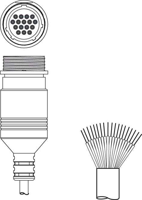 Разъем с кабелем Leuze Electronic KD S-M30-16A-V1-050