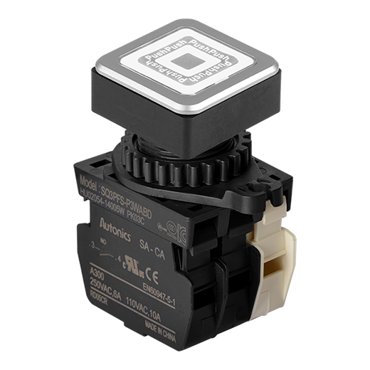 Кнопочный выключатель Autonics SQ3PFS-P3WABD