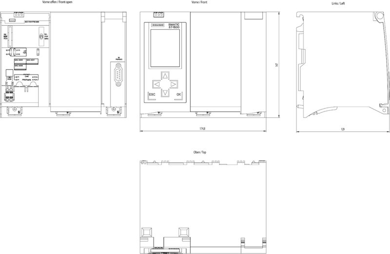 Центральный процессор Siemens 6ES7518-4FP00-0AB0